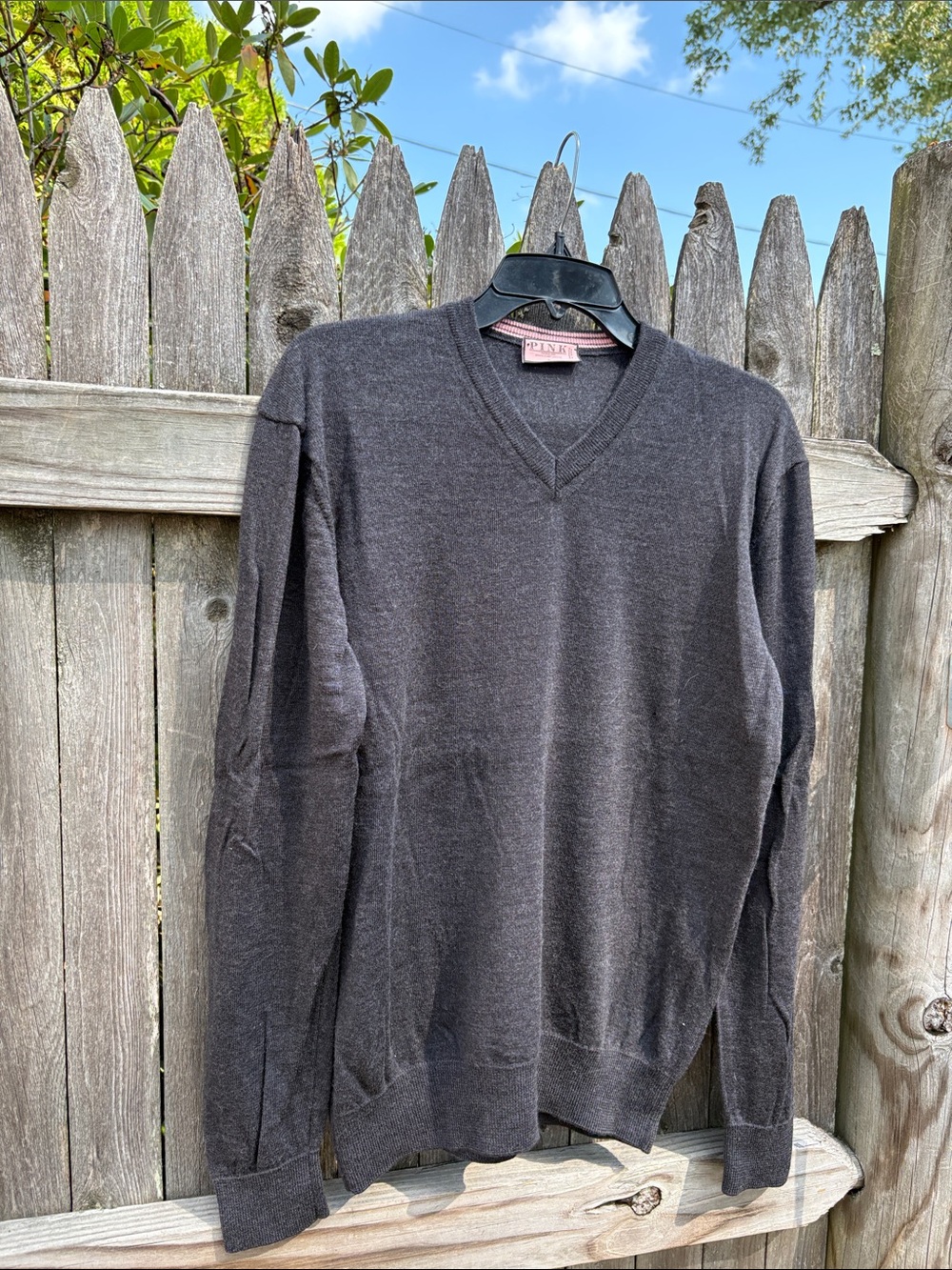 Pink London medium merino v-neck!!